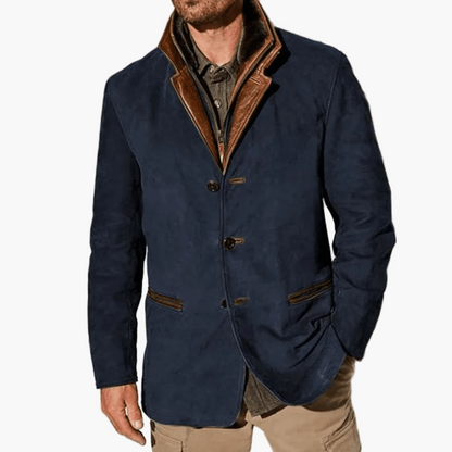 Men's Classic Vintage-Inspired Casual Blazer Jacket – Timeless Style for Autumn and Winter