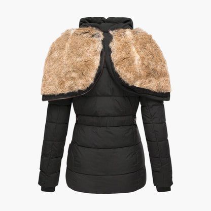 Women's Winter Parka with Plush Faux Fur Lining – Elegant Warm Outdoor Jacket