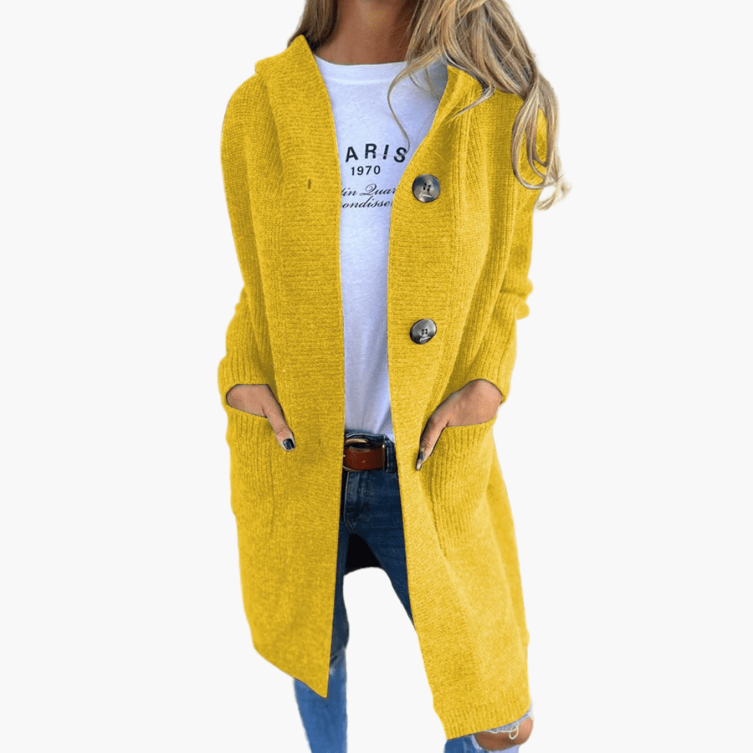 Women's Everyday Long Knit Cardigan - Casual & Versatile Layering Essential