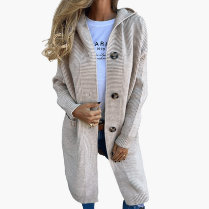 Women's Everyday Long Knit Cardigan - Casual & Versatile Layering Essential