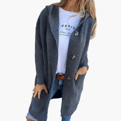 Women's Everyday Long Knit Cardigan - Casual & Versatile Layering Essential