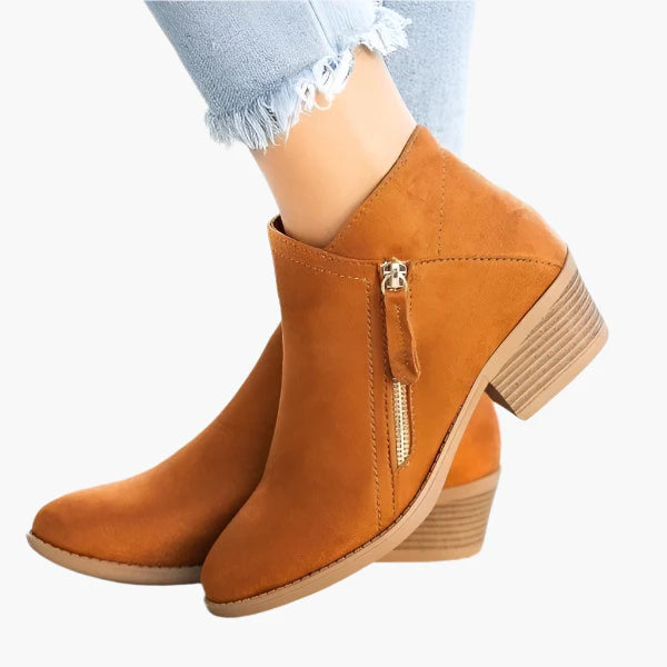 Women's Orthopedic Ankle Boots – Vintage Style Comfortable Walking Shoes