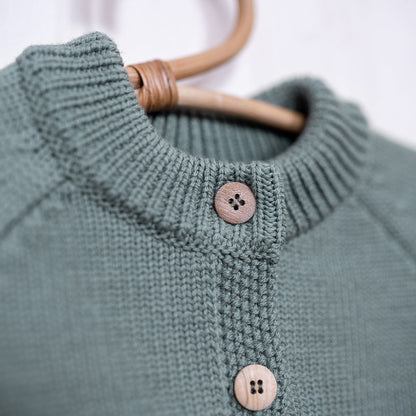 Unisex Kids' All-Season Woolly Cardigan – Cozy Knit Button-Up Sweater for Everyday Adventures