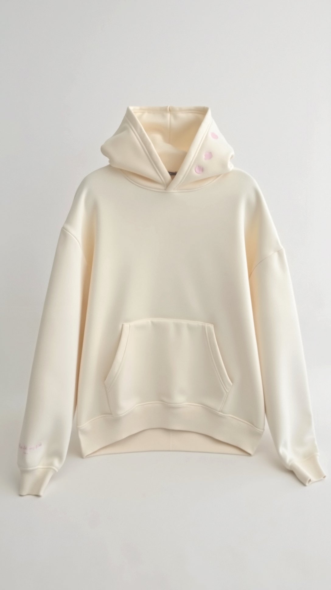 Women's Tropical Embroidered Oversized Hoodie – Casual Relaxed Fit Pullover