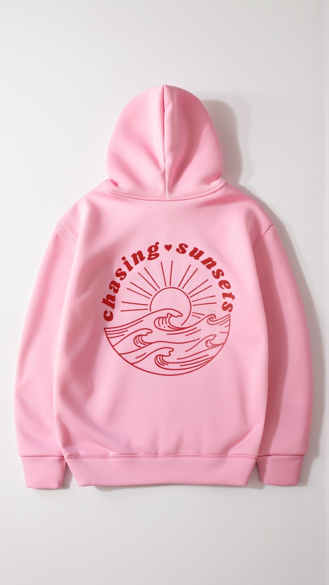 Women's Tropical Embroidered Oversized Hoodie – Casual Relaxed Fit Pullover