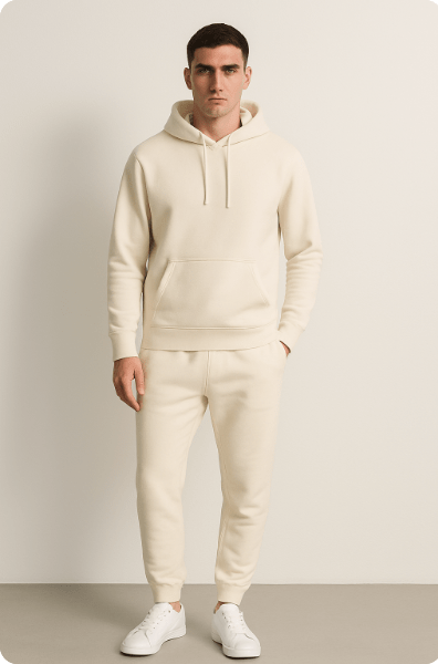Men's Hoodie and Jogger Set – Casual Athletic Leisurewear Outfit
