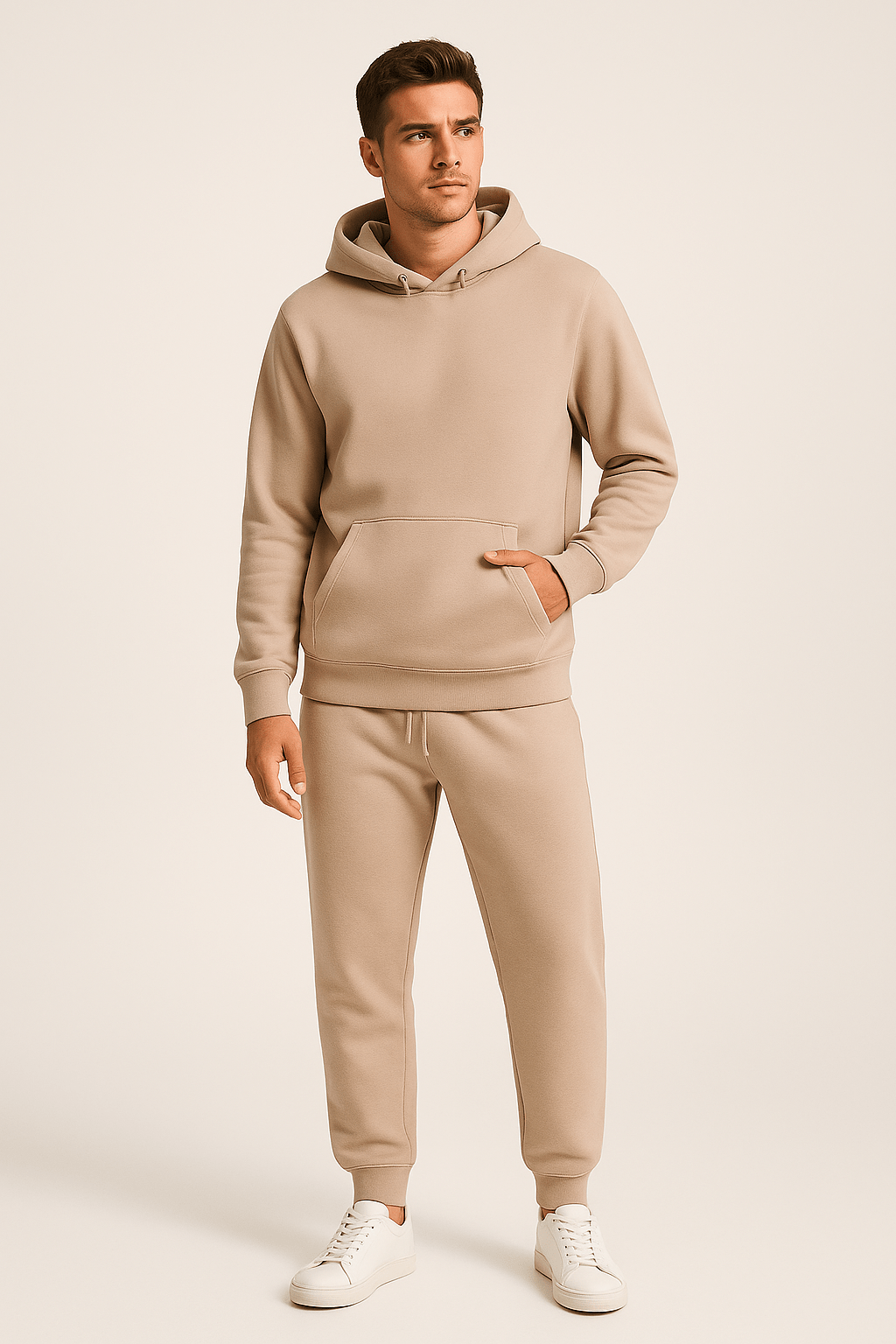 Men's Hoodie and Jogger Set – Casual Athletic Leisurewear Outfit