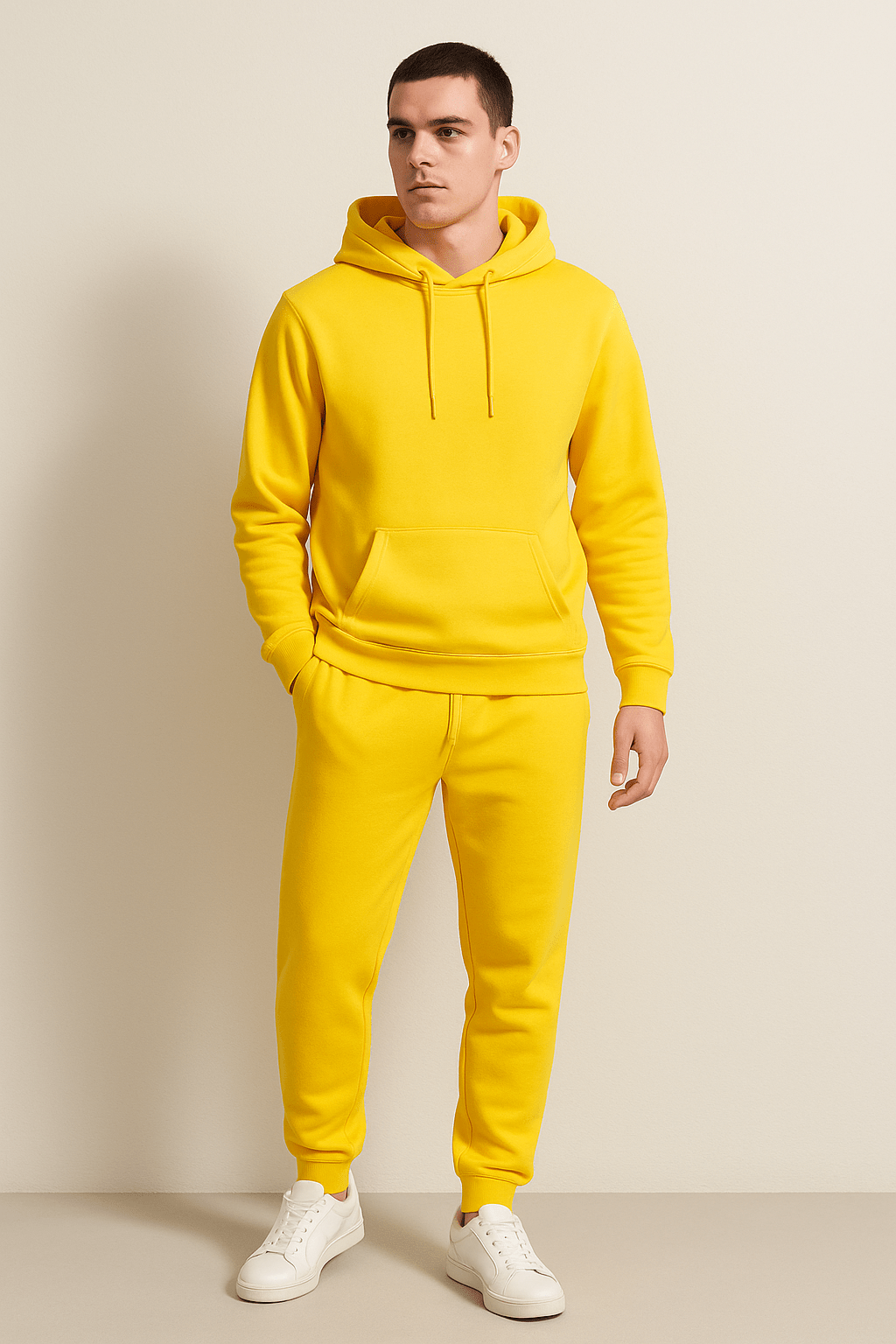 Men's Hoodie and Jogger Set – Casual Athletic Leisurewear Outfit