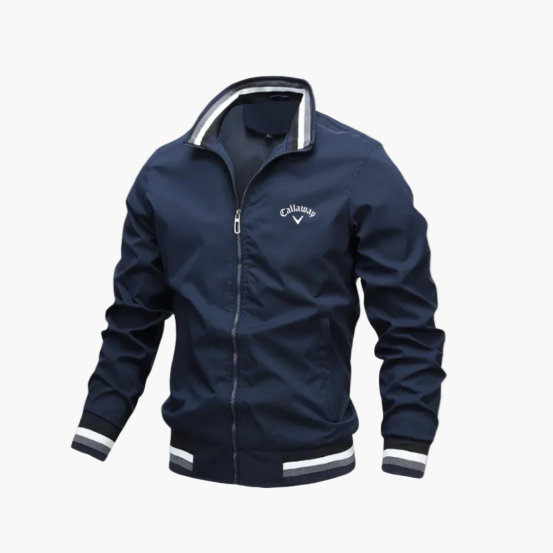 Men's Lightweight Golf Jacket Windbreaker – Athletic Water-Resistant Outerwear for Active & Casual Wear