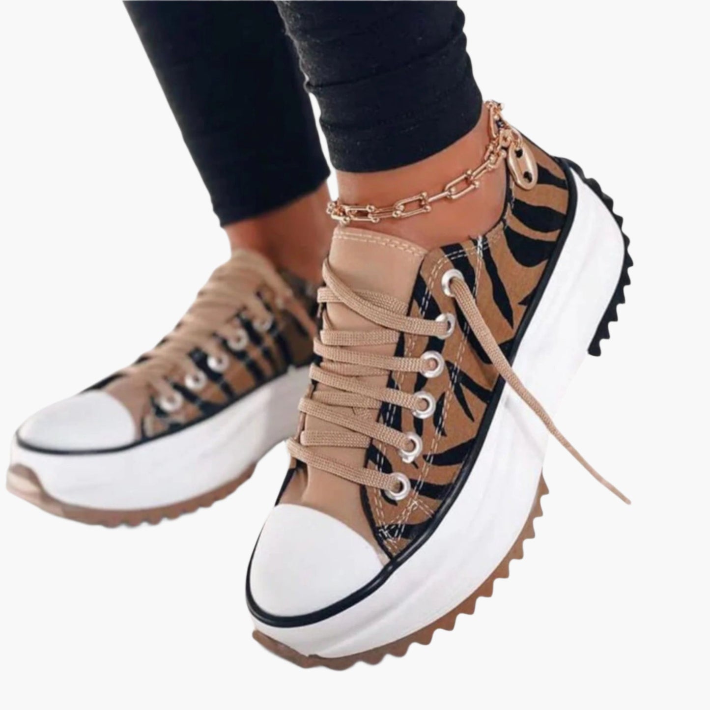 Women's Orthopedic Platform Sneakers – Modern Casual Comfort Shoes