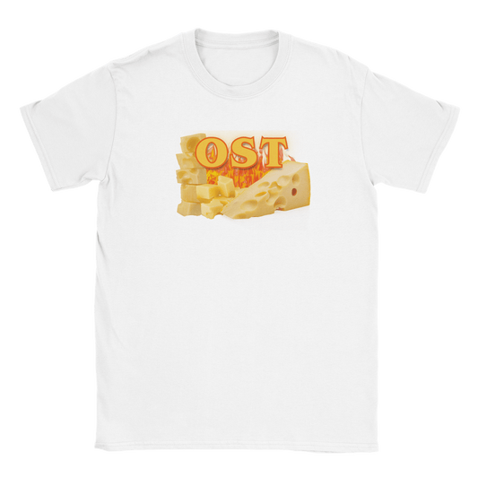 Sharon – Unisex Cheese Print T-Shirt