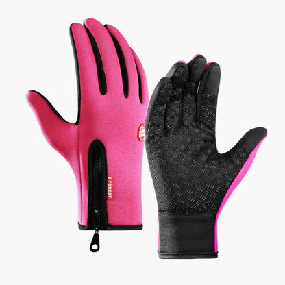 Men's and Women's Winter Outdoor Sports Gloves Windproof Waterproof Thermal Fleece Lined