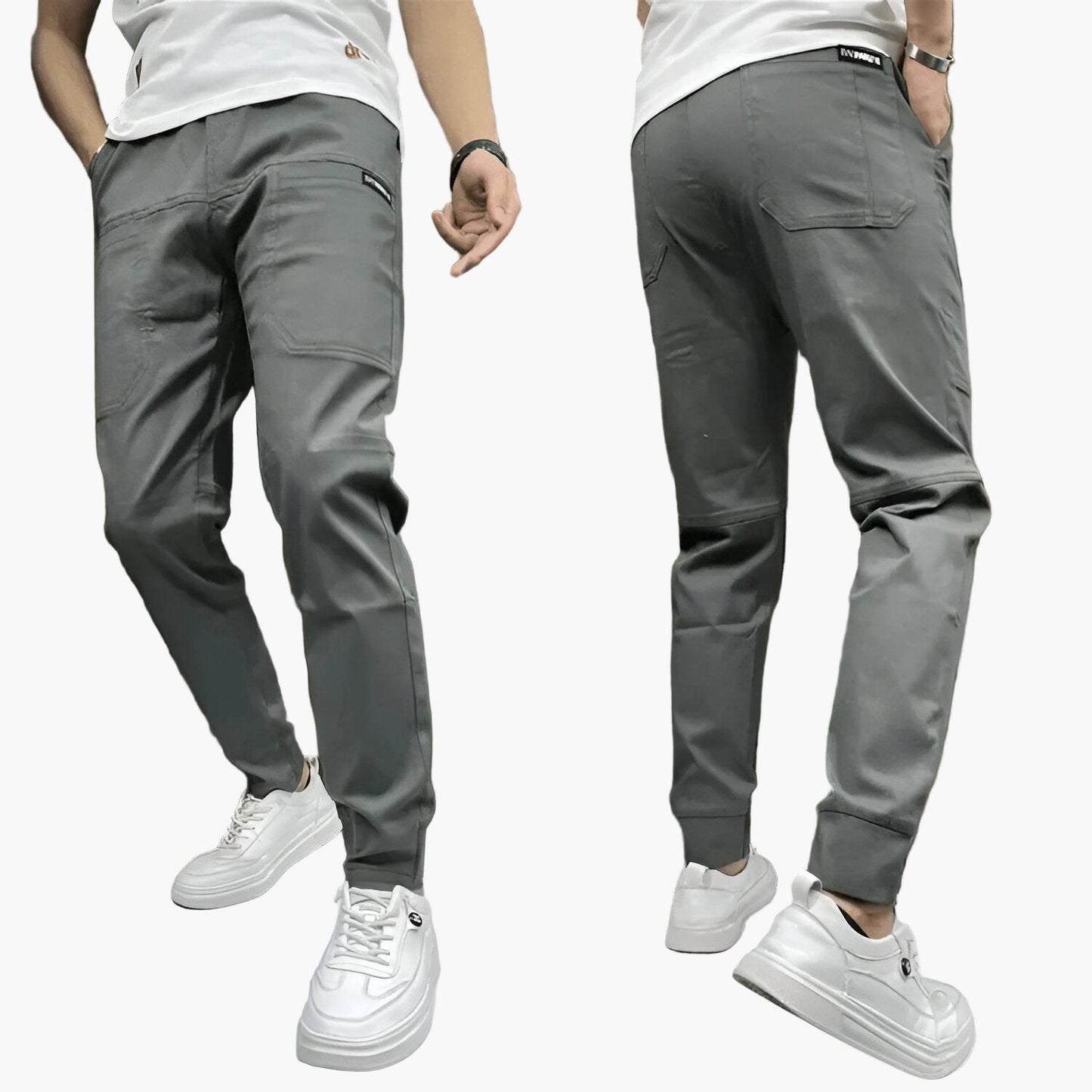 Men's Premium Stretch Cargo Pants – Modern Versatile Comfort Style
