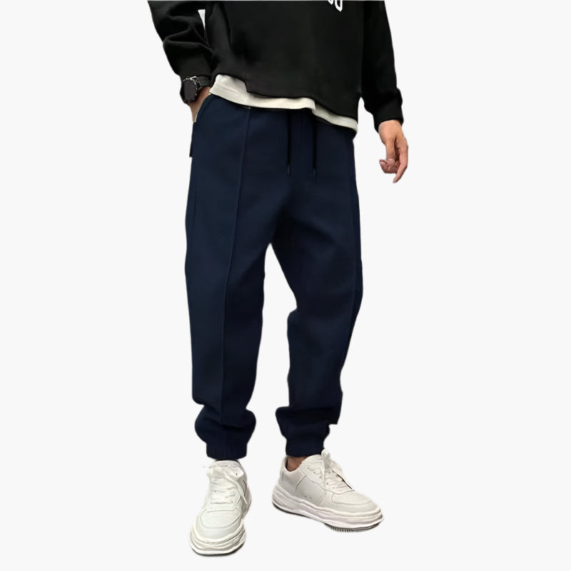 Men's Casual Athletic Jogger Pants for Everyday Comfort and Warmth