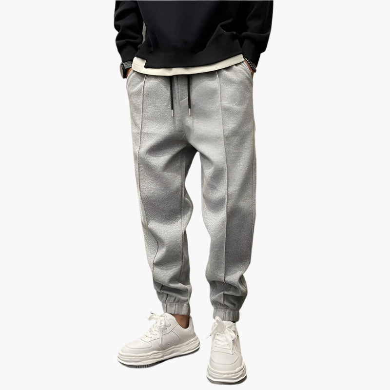 Men's Casual Athletic Jogger Pants for Everyday Comfort and Warmth