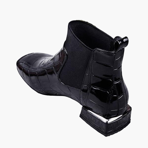 Women's Fashion Chelsea Ankle Boots for Fall Winter - Casual Rock Style