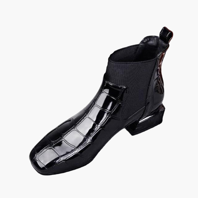 Women's Fashion Chelsea Ankle Boots for Fall Winter - Casual Rock Style