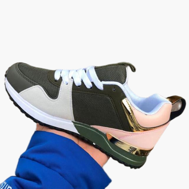 Women's Fashion Casual Sneakers with Comfortable PU Sole