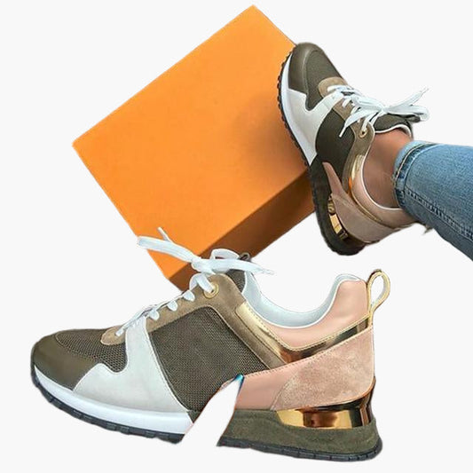 Women's Fashion Casual Sneakers with Comfortable PU Sole