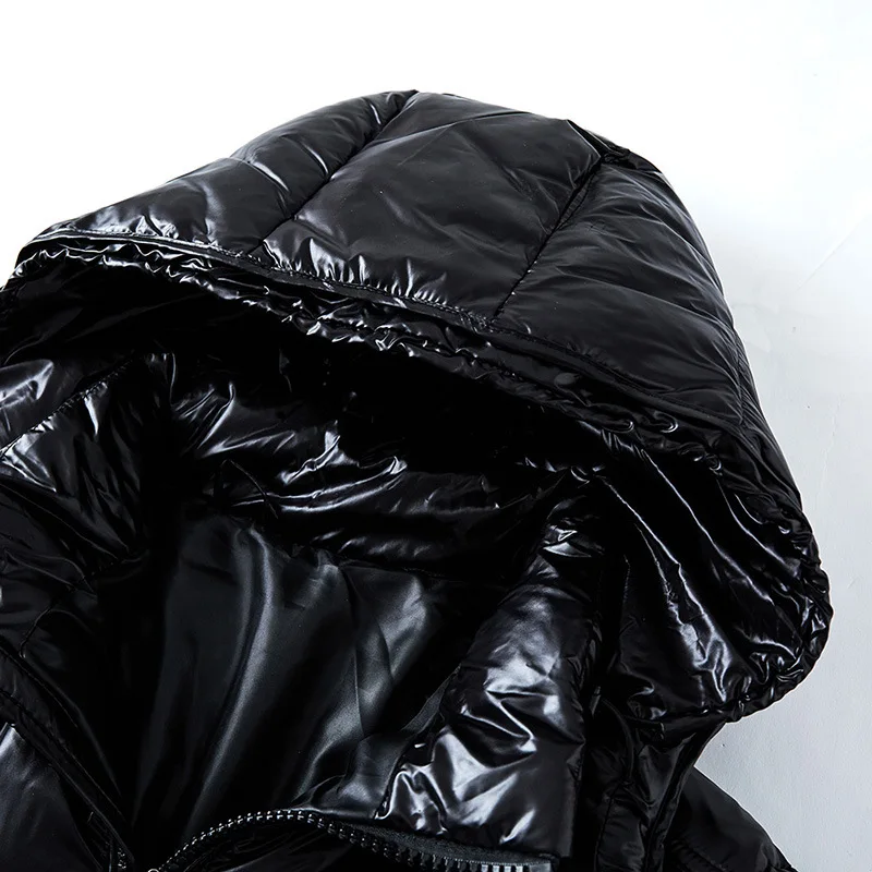 Men's Winter Puffer Jacket – Lightweight Insulated Hooded Coat for Cold Weather