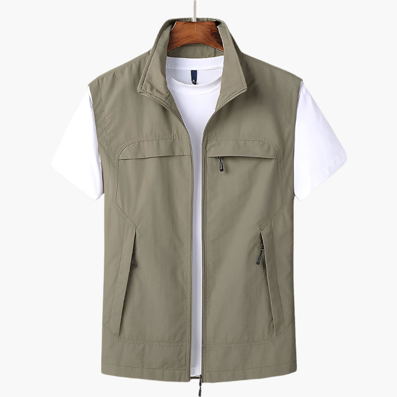 Men's Modern Versatile Vest – Sleeveless Everyday Style for All Seasons