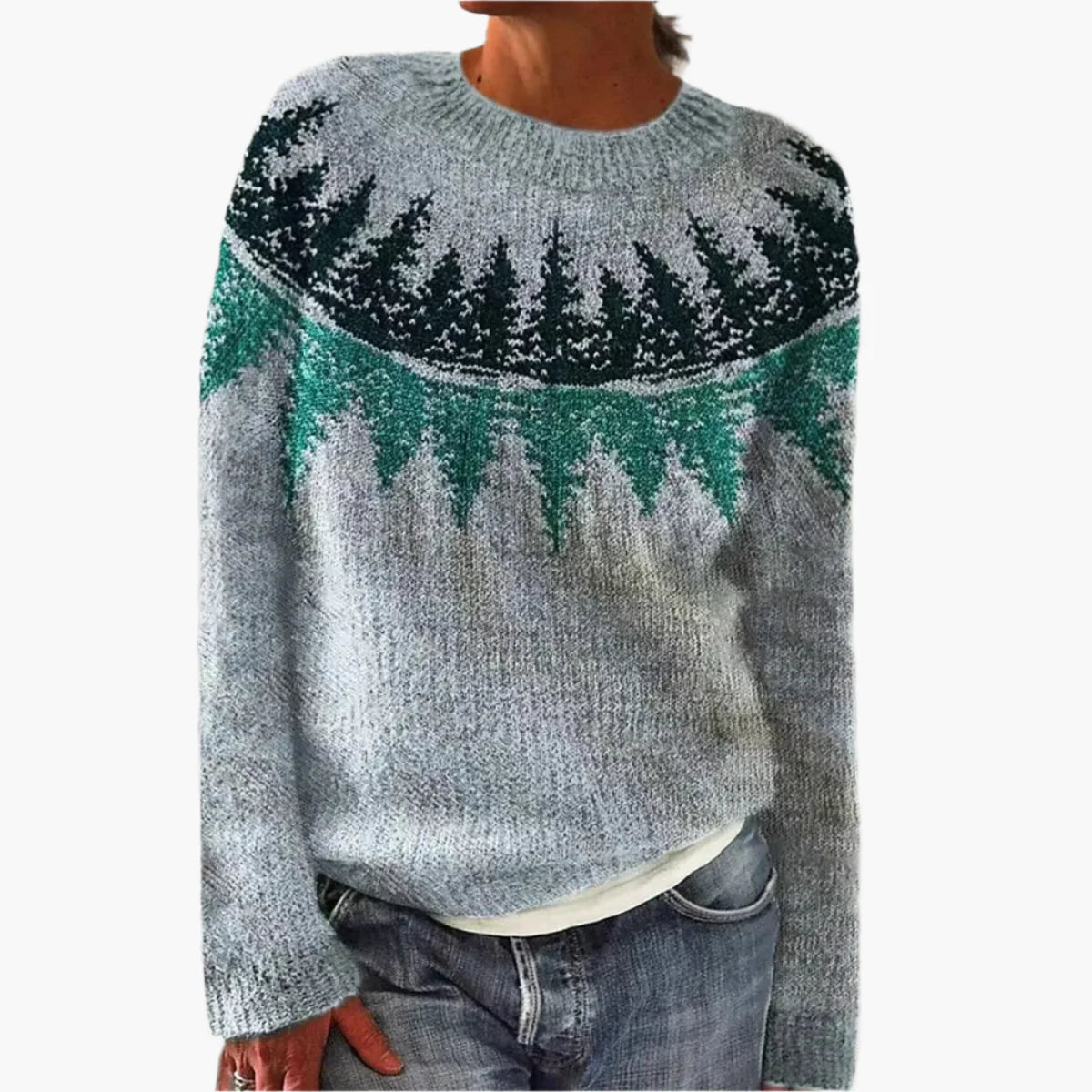 Women's Retro-Style Casual Sweater – Vintage Knit Pullover for Everyday Comfort