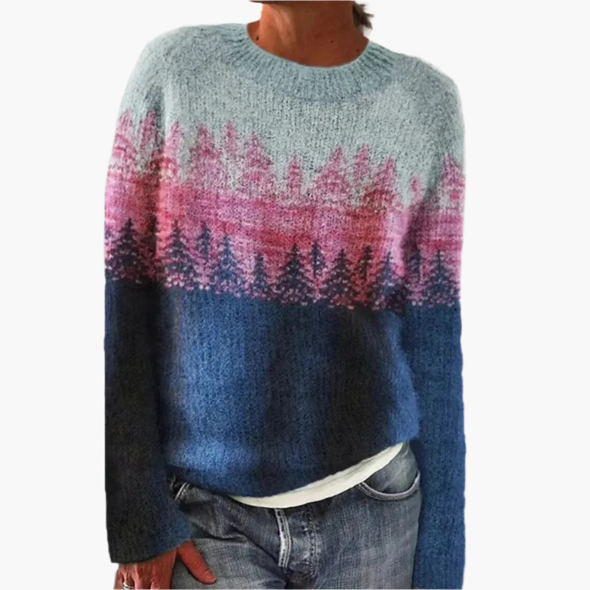 Women's Retro-Style Casual Sweater – Vintage Knit Pullover for Everyday Comfort