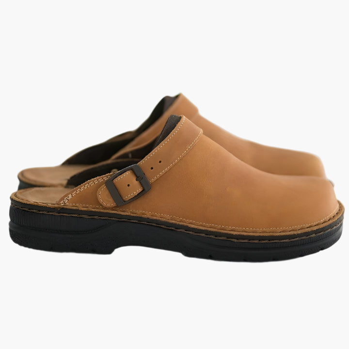 Men's Orthopedic Buckle Clogs Slip-On Comfort Shoes