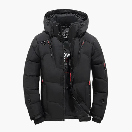 Men's Winter Puffer Jacket Outdoor Warm Hooded Parka