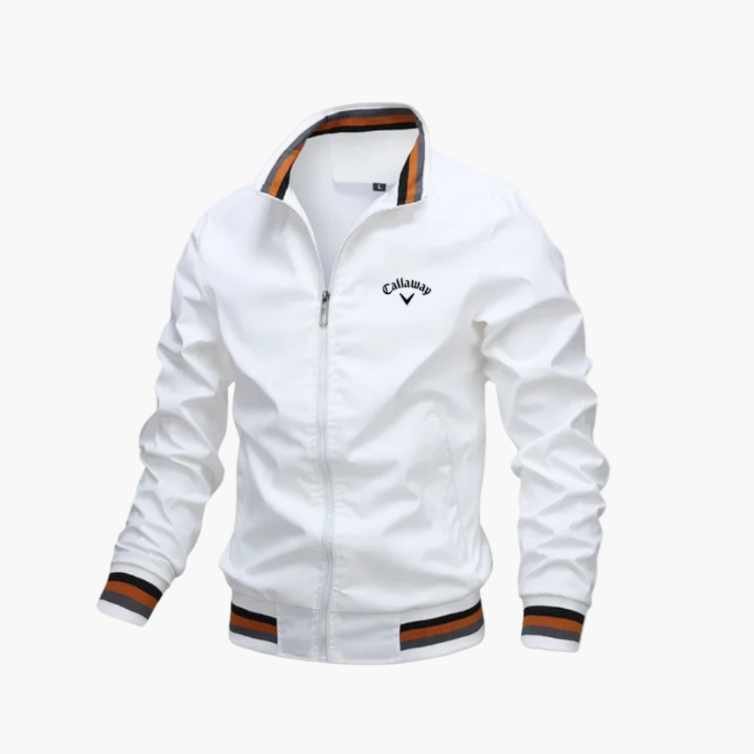 Men's Lightweight Golf Jacket Windbreaker – Athletic Water-Resistant Outerwear for Active & Casual Wear