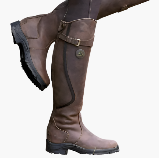 Women's Waterproof Outdoor Riding Boots – Lightweight All-Weather Equestrian Style