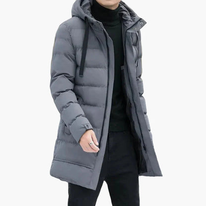Men's Elegant Winter Parka Coat for Cold Weather