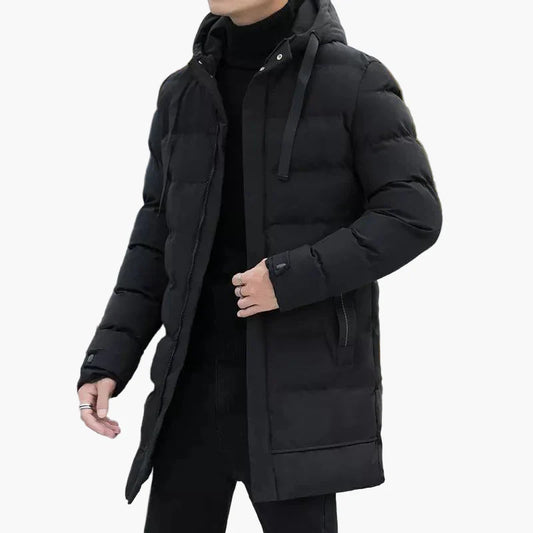 Men's Elegant Winter Parka Coat for Cold Weather