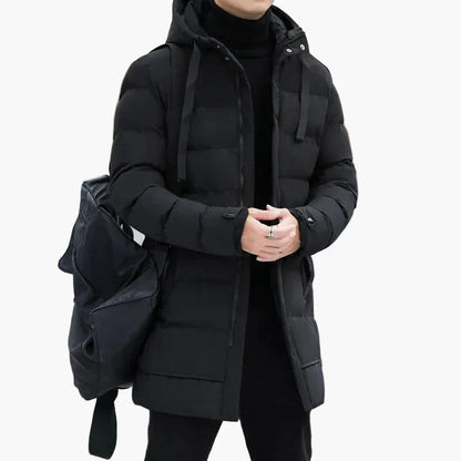 Men's Elegant Winter Parka Coat for Cold Weather