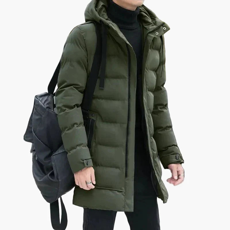 Men's Elegant Winter Parka Coat for Cold Weather