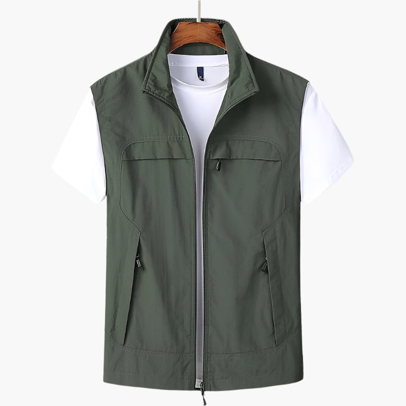 Men's Modern Versatile Vest – Sleeveless Everyday Style for All Seasons