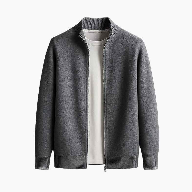Men's Modern Knit Zip Jacket – Effortless Style & All-Day Comfort