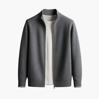 Men's Modern Knit Zip Jacket – Effortless Style & All-Day Comfort