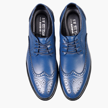 Men's Classic Oxford Brogue Dress Shoes for Formal and Business Wear