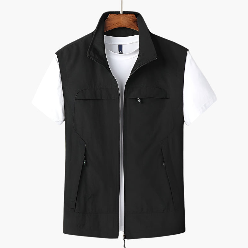 Men's Modern Versatile Vest – Sleeveless Everyday Style for All Seasons