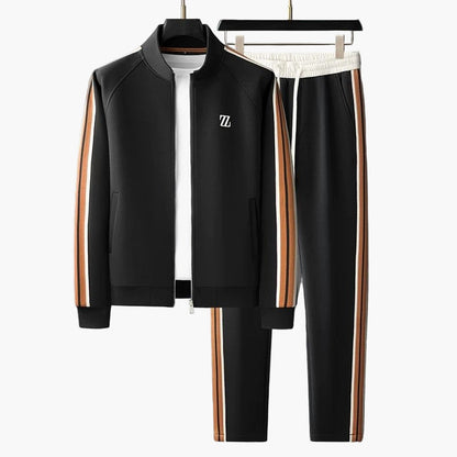 Men's Modern Athletic Tracksuit Set - 2-Piece Performance Sportwear